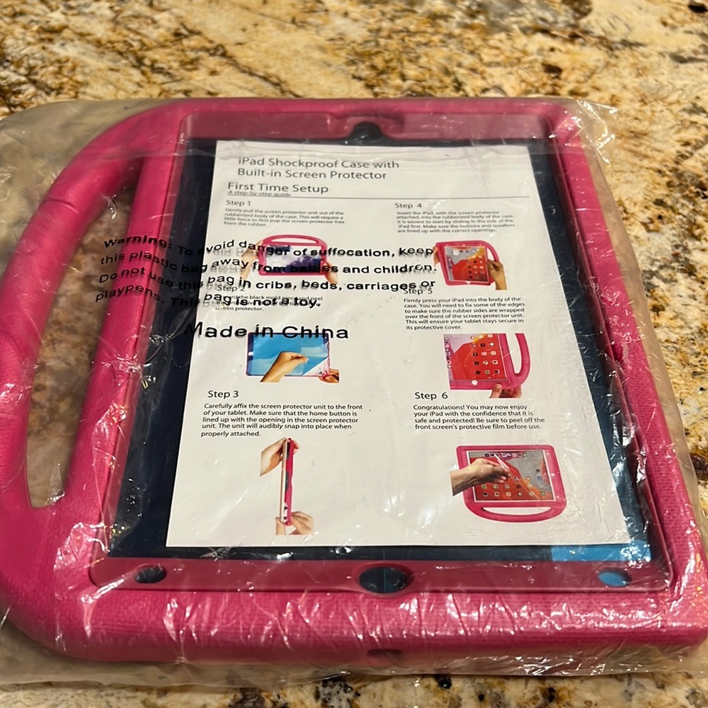 NWT iPad shockproof case with built in screen protector